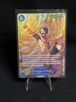 One Piece Card Game Portgas D Ace SEC Carrying on His Will OP13 119 English - Image 1
