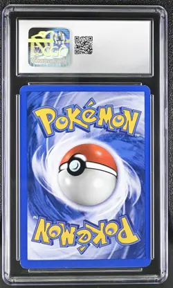 CGC 8 Mew 2001 Southern Islands 1/18 Reverse Holo SWIRL Pokemon Card - Image 2