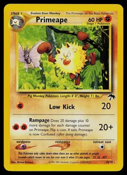 Pokemon Card - Primeape Southern Islands 18/18 Promo - Image 1