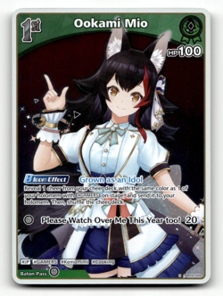 hololive OFFICIAL CARD GAME Ookami Mio (S) hBP02-026 - Quintet Spectrum - Image 1