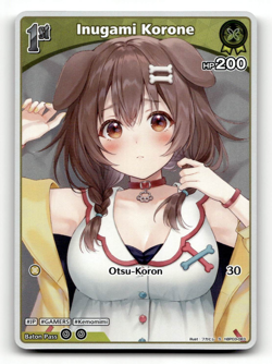 hololive OFFICIAL CARD GAME Inugami Korone (S) - Elite Spark - Image 1