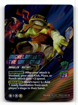UniVersus Michelangelo, the Wild Card (Alt. Art) - Teenage Mutant Ninja Turtles - Image 1