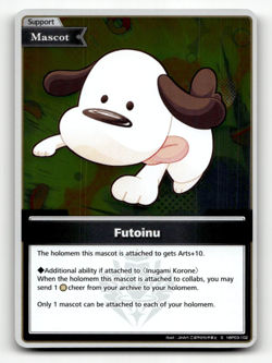 hololive OFFICIAL CARD GAME Futoinu (S) - Elite Spark - Image 1