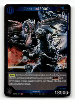 Godzilla Card Game Godzilla (2000) (SR) - Godzilla VS. Godzilla - Image 1