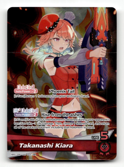 hololive OFFICIAL CARD GAME Takanashi Kiara (OSR) - Blooming Radiance - Image 1