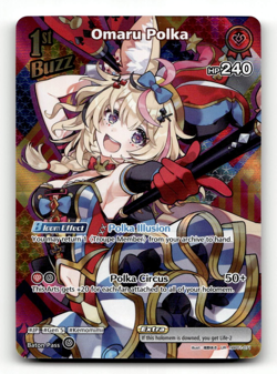 hololive OFFICIAL CARD GAME Omaru Polka (UR) - Blooming Radiance - Image 1