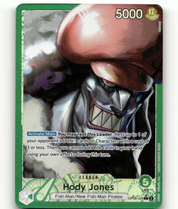 One Piece Card Game Hody Jones (020) (Alternate Art) - Wings of the Captain - Image 1