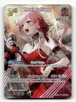hololive OFFICIAL CARD GAME Mori Calliope (SR) hBP02-059 - Quintet Spectrum - Image 1