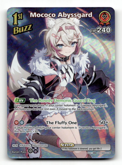 hololive OFFICIAL CARD GAME Mococo Abyssgard (SR) - Elite Spark - Image 1