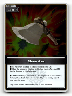 hololive OFFICIAL CARD GAME Stone Axe (S) - Blooming Radiance - Image 1