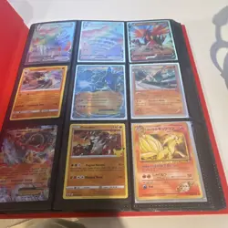 Pokemon TCG Card Lot Charizard Pikachu Zapdos Mewtwo Groudon Holo Binder - Image 2