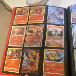 Pokemon TCG Card Lot Charizard Pikachu Zapdos Mewtwo Groudon Holo Binder - Image 3