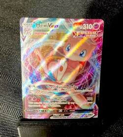 Mew VMAX 114/264 Swsh08 Fusion Strike Holo Ultra Rare Pokemon Card - Image 1
