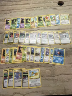 Pokemon Base Set Tcg Vintage Bulk Card Lot (42 LP) WOTC Lot of 42 cards - Image 1