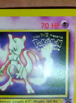 WOTC Black Star Promotional Pokemon Card Mewtwo #3 - Image 3