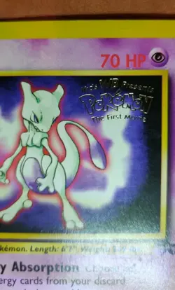 WOTC Black Star Promotional Pokemon Card Mewtwo #3 - Image 4