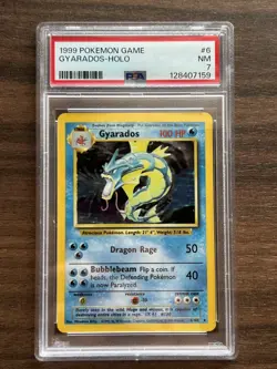 Pokemon TCG Base Set Holo Rare Card Lot 5 of PSA Holo MewTwo Gyarados 1999 - Image 2