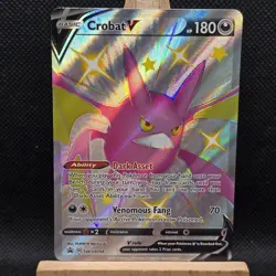 Crobat V SWSH098 Black Star Promo Ultra Rare Holo Pokemon TCG Card NM - Image 1