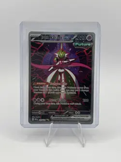 Pokemon TCG Prismatic Evolutions Iron Valiant EX Secret Rare Card 157/131 - Image 1
