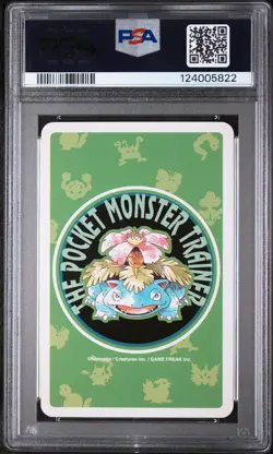 1996 POKEMON GREEN VERSION PLAYING CARDS 4 OF SPADES #143 SNORLAX PSA 10 - Image 2