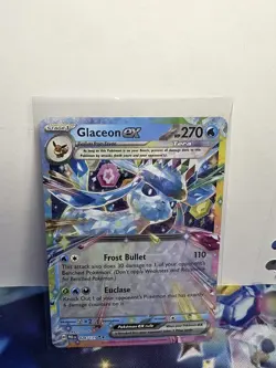 Glaceon ex 26/131 Pokemon Prismatic Evolutions Promo Card Stamped Sealed Pokemon - Image 1