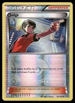 Pokemon Cards Judge 143/162 Reverse Holo BREAKthrough XY LP - Image 1