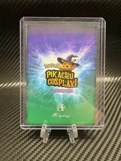 Pokemon Pikachu Cosplay Card Transformers E22 Holo Foil Refractor NM - Image 2