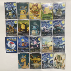 Pokemon Van Gogh Set of Eighteen Custom Art Cards - DIY - Fan Art- Full Set - Image 1