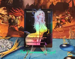 FTP Demonic Tutor Foil Borderless MTG Anime Ver - Image 1