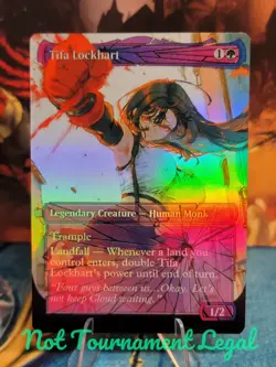 FTP Tifa Lockhart Shatter Frame Foil MTG Final Fantasy - Image 2
