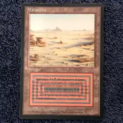 BADLANDS Revised Italian Foreign Black Border (FBB) MTG Light play - Image 4