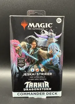 Magic The Gathering Dragonstorm Commander Deck - Jeskai Striker MTG Sealed NEW - Image 1