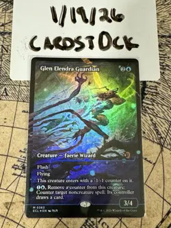 Glen Elendra Guardian (0383) (Showcase) - Lorwyn Eclipsed - Foil - MTG Magic - Image 1