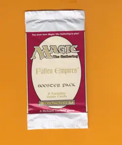 Fallen Empires X (1) Booster Packs MTG Eight cards in factory-sealed pack last - Image 1
