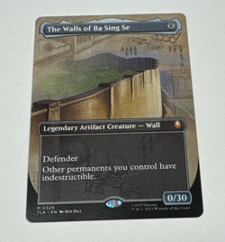 MTG MAGIC THE GATHERING AVATAR THE WALLS OF BA SING SE BORDERLESS ALT ART - Image 1