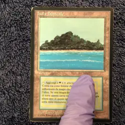 TROPICAL ISLAND Revised Italian Foreign Black Border (FBB) MTG - Image 5