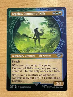 MTG NM Legolas, Counter of Kills [Lord of the Rings] - Image 1