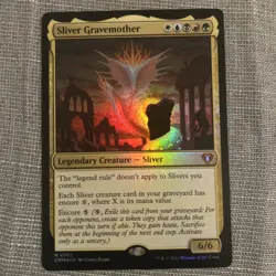 1x FOIL SLIVER GRAVEMOTHER - Commander - MTG - Magic the Gathering - Image 1