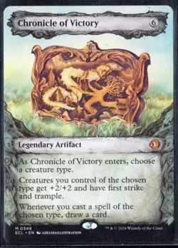 Chronicle of Victory M0346 (Mythic) MTG Lorwyn Eclipsed NM/M - Image 1