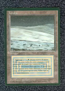 TUNDRA Revised Italian Foreign Black Border (FBB) MTG Moderate Play - Image 1