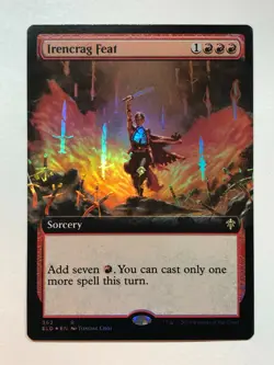 MTG Irencrag Feat Throne of Eldraine 362 Foil Rare - Image 1