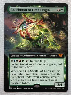 MTG Kamigawa: Neon Dynasty Go-Shintai of Life's Origin (Extended Art) 66 NM/M - Image 1