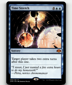 MTG Time Stretch Regular Dominaria Remastered Mythic - Image 1