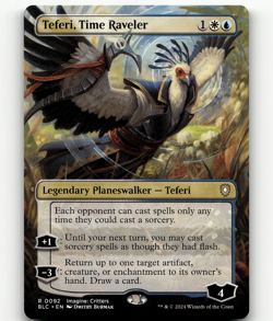 MTG Teferi, Time Raveler (Borderless) #92 - Commander: Bloomburrow - Image 1