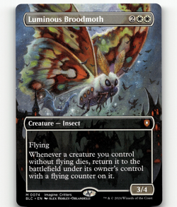 MTG Luminous Broodmoth (Borderless) #74 - Commander: Bloomburrow - Image 1