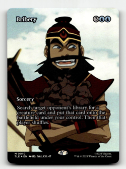 FOIL - MTG - Bribery (Borderless) #10 - Avatar: The Last Airbender - Image 1