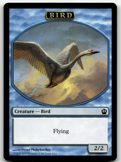 MTG Bird Token Theros 4/11 Regular Token - Image 1