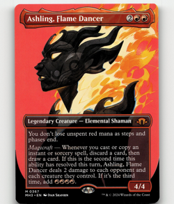MTG Ashling, Flame Dancer (Borderless) #367 - Modern Horizons 3 - Image 1