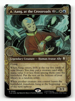 FOIL - MTG - Aang, at the Crossroads (Showcase) #346 Avatar: The Last Airbender - Image 1