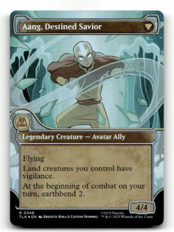FOIL - MTG - Aang, at the Crossroads (Showcase) #346 Avatar: The Last Airbender - Image 2